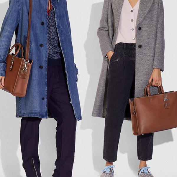 【コーチ】ワークバッグ/オフィス/レザー/A4/2Way/2色